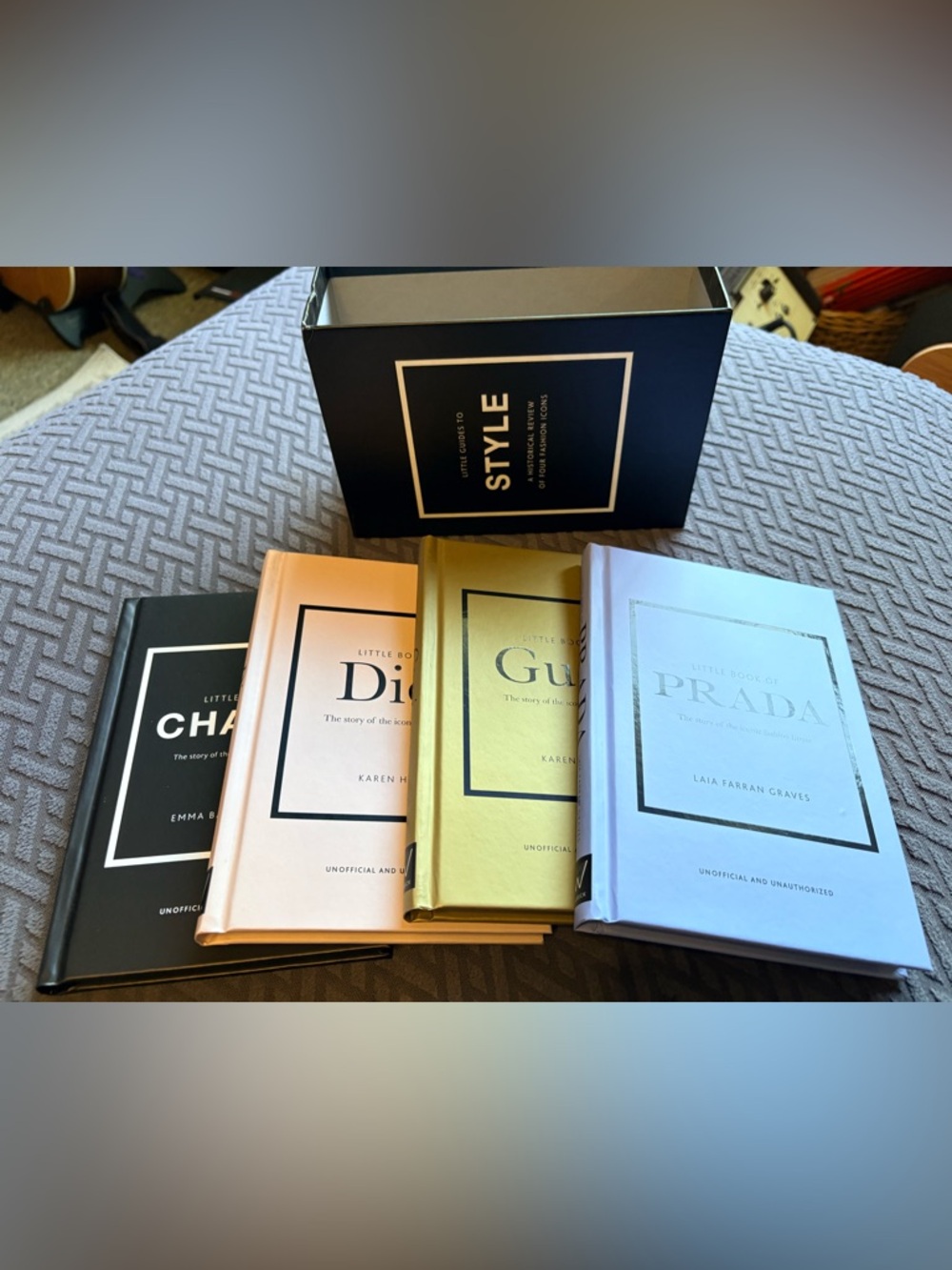 Set of Fashion Little Books -Chanel, Dior, Gucci & Prada